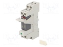 Relay: interface; SPDT; Ucoil: 24VAC; Mounting: DIN; Series: CR-P