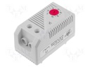 Sensor: thermostat; Contacts: NC; 10A; 250VAC; IP20; Mounting: DIN