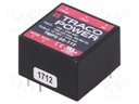 Converter: AC/DC; 5W; Uout: 12VDC; Iout: 416mA; 82%; Mounting: PCB