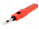 Soldering iron: gas; 35W; 375°C; 30min; Shape: chisel