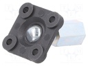 Bearing: flange; with lever; lubricant-free; -30÷80°C; igubal®