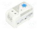 Sensor: thermostat; Contacts: NO; 10A; 250VAC; IP20; Mounting: DIN