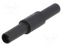 Adapter; 36A; black; insulated; Contacts: brass