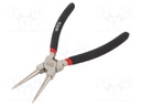 Pliers; internal circlip; Ring: internal; 200mm; V: straight