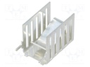 Heatsink: moulded; L: 20mm; W: 13mm; H: 16mm; 22.7K/W; copper; clip-on