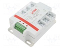 Relay: solid state; Ucntrl: 90÷280VAC; 25A; 24÷530VAC; 3-phase