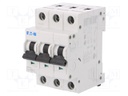 Circuit breaker; 230/400VAC; Inom: 1A; Poles: 3; DIN; Charact: C