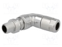 Plug; M12; PIN: 8; male; X code-ProfiNET; for cable; crimped; 48V