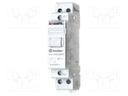 Relay: installation; bistable; NO x2; Ucoil: 12VDC; Mounting: DIN
