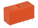 Relay: electromagnetic; SPDT; Ucoil: 12VDC; 16A/250VAC; 16A/24VDC