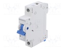 Circuit breaker; 230/400VAC; Inom: 10A; Poles: 1; Charact: B; 6kA