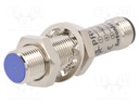 Sensor: inductive; Output conf: NPN / NO; 0÷4mm; 10÷30VDC; M12