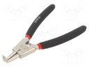 Pliers; internal circlip; Ring: external; 150mm; V: angular