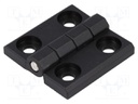 Hinge; Width: 60mm; technopolymer (PA); black; H: 60mm