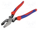 Pliers; universal; 240mm; for bending, gripping and cutting