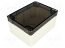 Enclosure: multipurpose; X: 90mm; Y: 120mm; Z: 60mm; 1554; grey; IP66