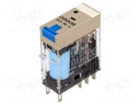 Relay: electromagnetic; DPDT; Ucoil: 24VDC; 5A/250VAC; 5A/30VDC