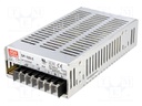 Power supply: switched-mode; modular; 100W; 5VDC; 179x99x45mm