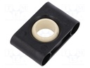 Bearing: pillow block; Øint: 20mm; iglidur® J; lubricant-free