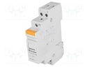 Relay: installation; monostable; NC + NO; Ucoil: 24VAC; 20A; IP20