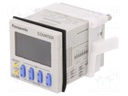 Counter: electronical; 2x LCD; pulses; 9999; SPDT; Cutout: 45x45mm