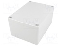 Enclosure: multipurpose; X: 108mm; Y: 148mm; Z: 75mm; aluminium; IP67