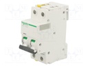 Circuit breaker; 400VAC; Inom: 63A; Poles: 2; DIN; Charact: B; 10kA