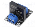 Module: relay; solid state relay; Channels: 1; 5VDC; max.240VAC; 2A