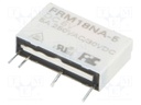 Relay: electromagnetic; SPST-NO; Ucoil: 5VDC; 5A/250VAC; 5A/30VDC