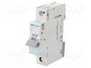 Circuit breaker; 230/400VAC; Inom: 20A; Poles: 1; DIN; Charact: C