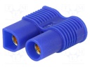 Plug; DC supply; EC3; female; PIN: 2; for cable; soldered; 25A; 500V