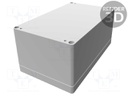 Enclosure: multipurpose; X: 120mm; Y: 200mm; Z: 90mm; 1554; grey