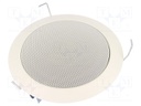 Loudspeaker; ceiling mount,general purpose,waterproof