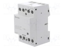 Relay: installation; monostable; NO x4; Ucoil: 230VAC; 40A; -5÷55°C