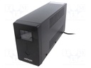 Power supply: UPS; 340x165x95mm; 390W; 650VA; No.of out.sockets: 3