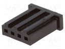 Plug; wire-board; female; AMPMODU MOD II; 2.54mm; PIN: 4; for cable