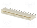 Connector: FFC (FPC); straight; PIN: 24; NON-ZIF; THT; 50V; 500mA