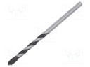 Drill bit; for concrete; Ø: 4mm; L: 75mm; WS,cemented carbide