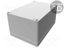 Enclosure: multipurpose; X: 120mm; Y: 180mm; Z: 90mm; 1554; grey