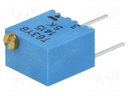 Potentiometer: mounting; multiturn; 5kΩ; 250mW; ±10%; linear; T63YB