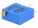 Potentiometer: mounting; multiturn; 200kΩ; 500mW; THT; ±10%; linear