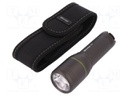 Torch: LED; No.of diodes: 1; 25/400lm; Ø38x139mm; Colour: black