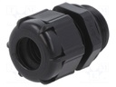 Cable gland; PG16; IP68; Mat: polyamide; black