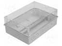 Enclosure: junction box; X: 214mm; Y: 303mm; Z: 123mm; ABS; IP55