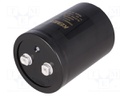 Capacitor: electrolytic; 130000uF; 63VDC; Leads: screw; ESR: 9mΩ