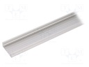 Profiles for LED modules; surface; natural; L: 1m; aluminium