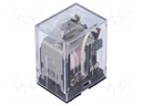 Relay: electromagnetic; DPDT; 230VAC; 5A; industrial; Series: MY2