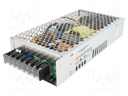 Power supply: switched-mode; modular; 201W; 15VDC; 199x98x38mm