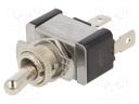 Switch: toggle; Pos: 2; SPST; OFF-ON; 21A/14VDC; 0÷65°C; 50mΩ; TA/TA2