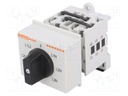 Switch: voltmeter cam switch; Stabl.pos: 7; 16A; Mounting: DIN